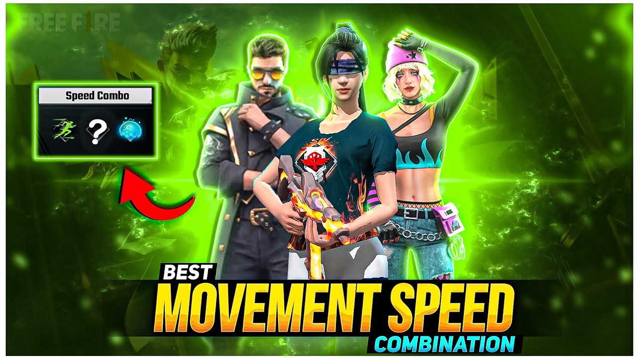 Best Movement Speed Character Combination || Free Fire Best Combination After Update
