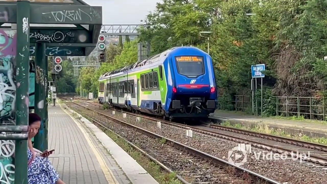 San Marco Vecchio, stazione di Firenze San Marco Vecchio. Treni in arrivo, in partenza e in transito