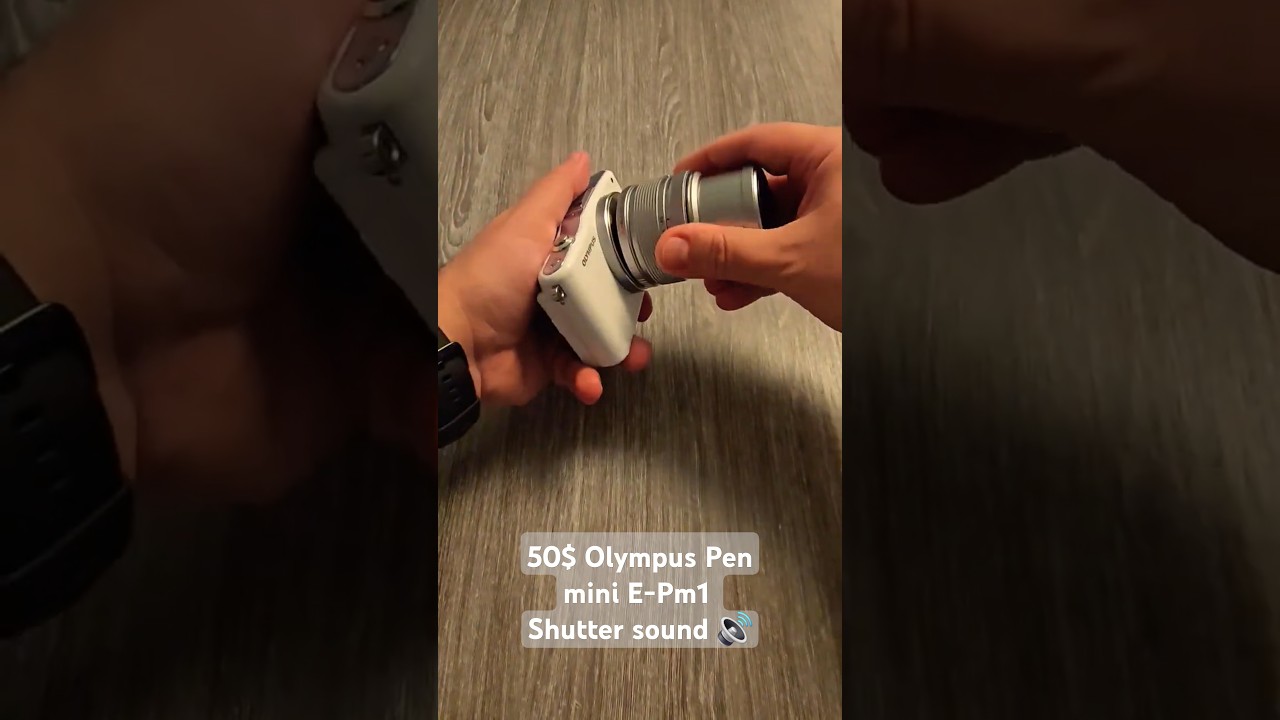 50$ used Olympus PEN mini shutter sound 🔊 #asmr  #shorts
