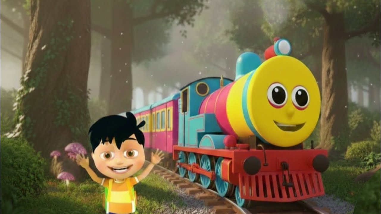 छुक  छुक करती आई ट्रेन 🚂😍| Chhuk Chuk Karti Aai Train | Hindi Poem For kids | Hindi Nursery rhymes