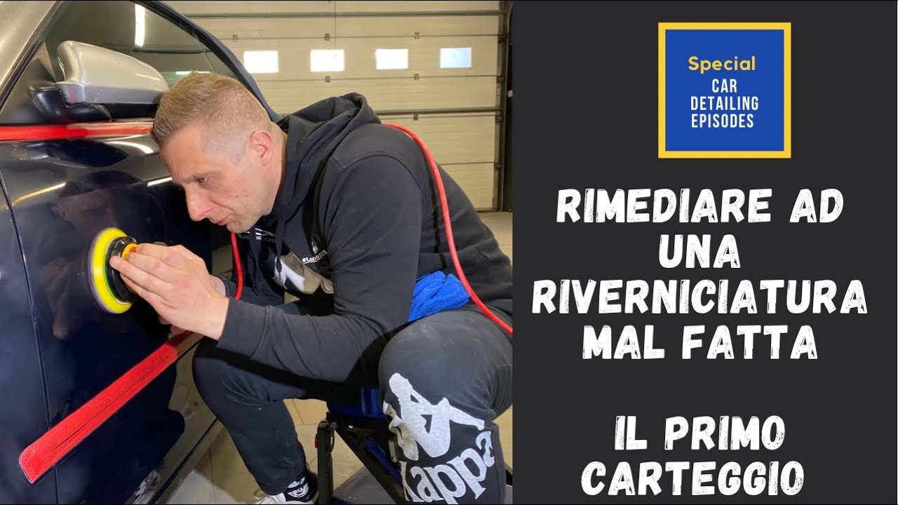 2A PARTE - IL CARTEGGIO - CORREGGERE UNA VERNICIATURA FATTA MALE