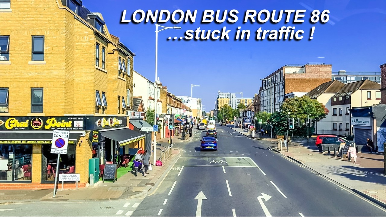 London Bus 86 🚌 DVSA Theory Test Centre - Ilford To Romford Station | Upper Deck Bus Ride