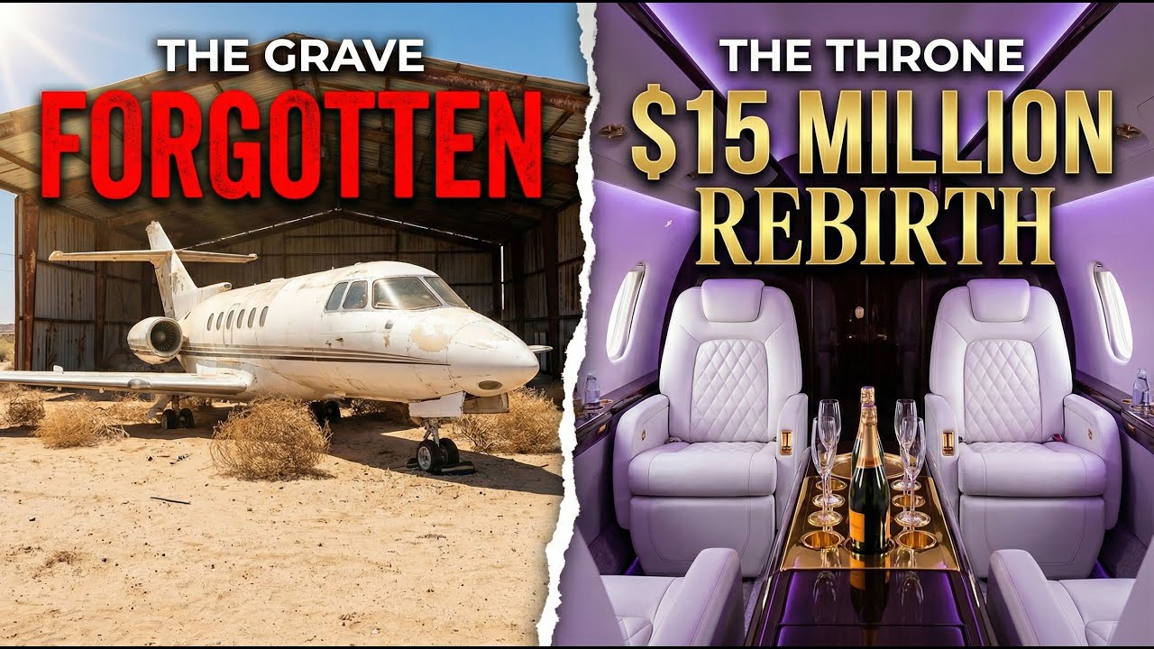 Restoring a $15M Private Jet Abandoned in the Desert! Full Build