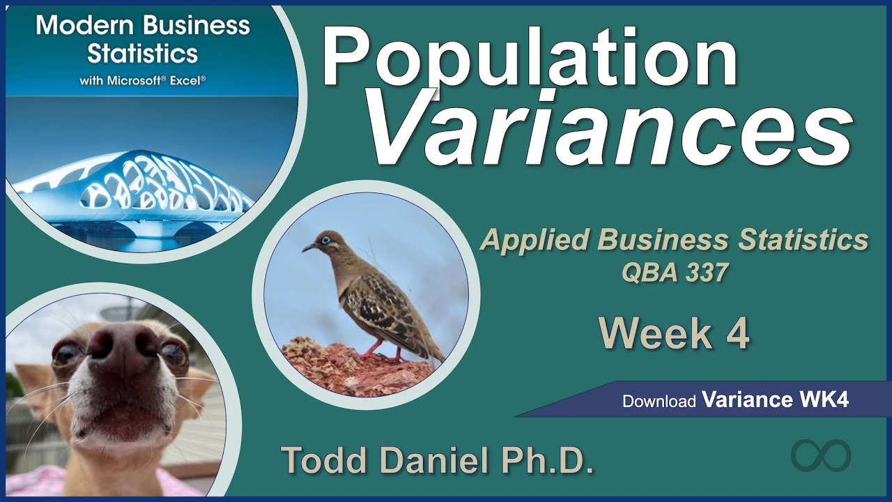 Population Variances - Applied Business Statistics
