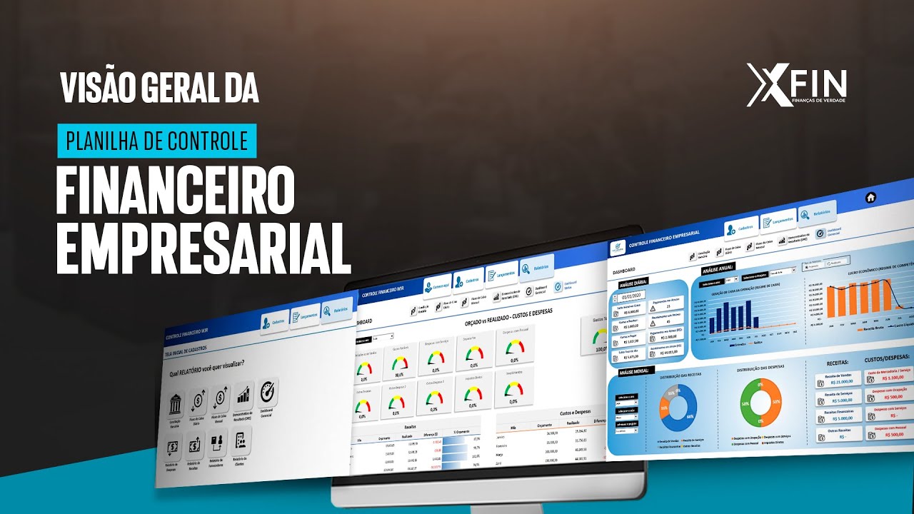 SIMPLES e PODEROSA - Planilha de Controle Financeiro Empresarial