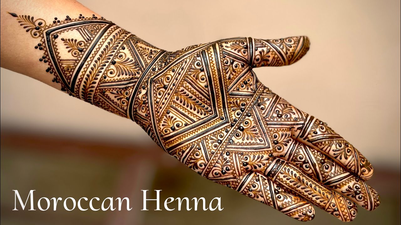 Moroccan Henna Design || Trendy Moroccan Bridal Henna Design || Mehandi Artist Komal