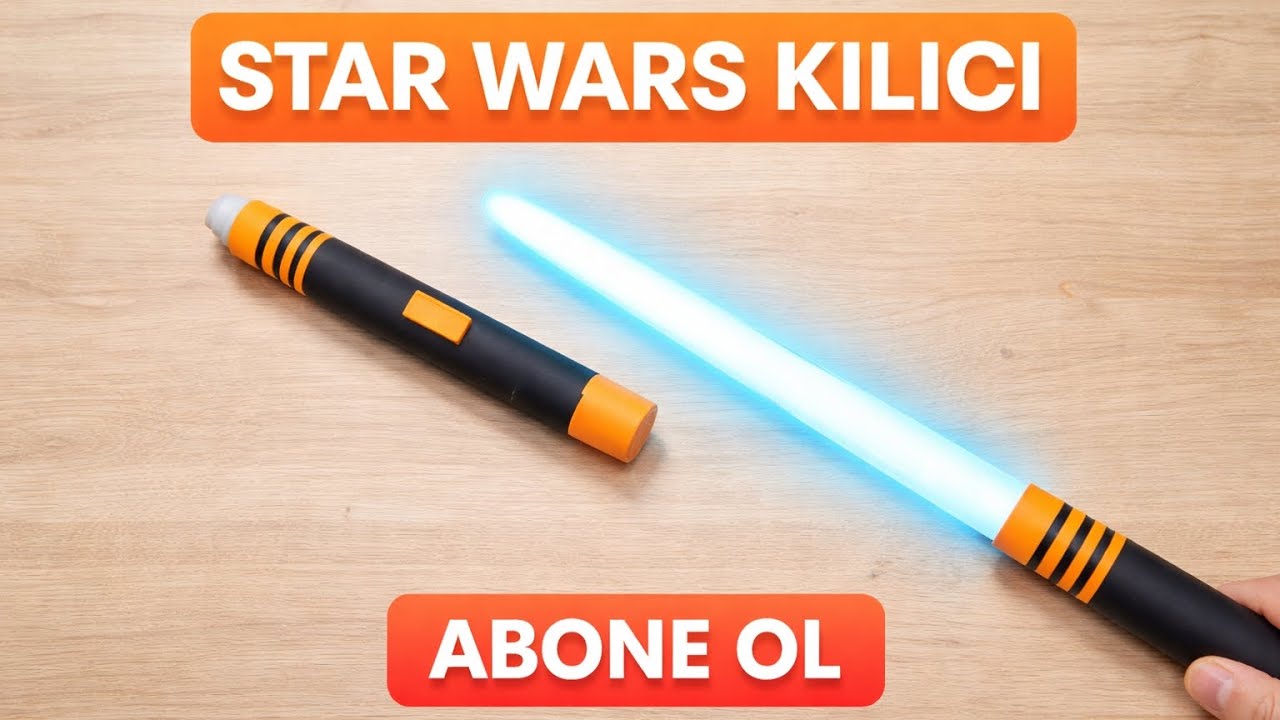 Evde Star Wars Kılıcı Yapımı | DIY Star Wars Lightsaber
