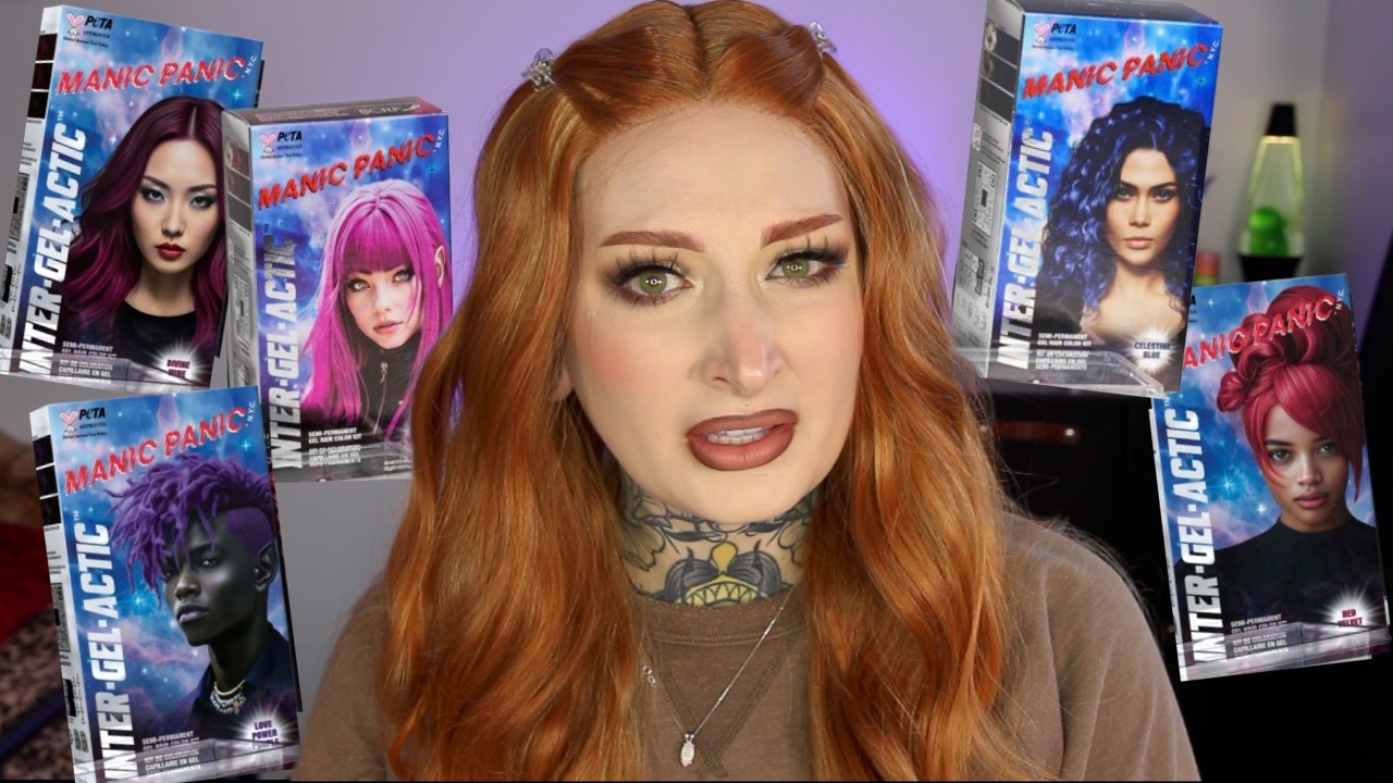 MANIC PANIC INTER GELACTIC HAIR DYE!