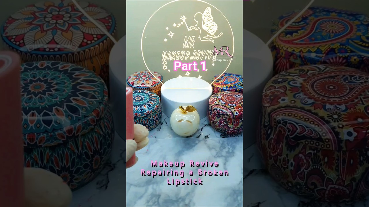 Reusing Old Lipstick the Right Way #diy #minisatisfying #makeup #asmr #beauty #satisfying #art