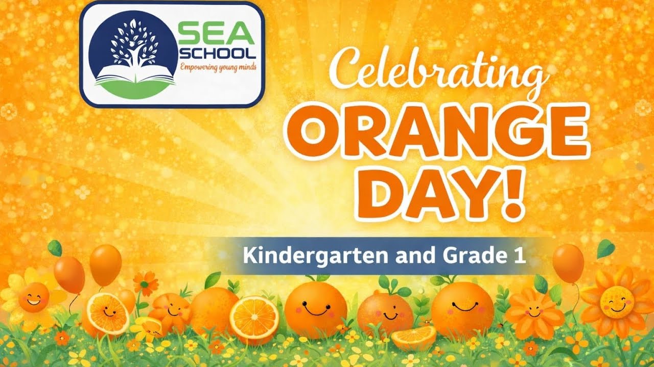 🍊 | Orange Day Celebration | Kindergarten & Grade 1 🧡