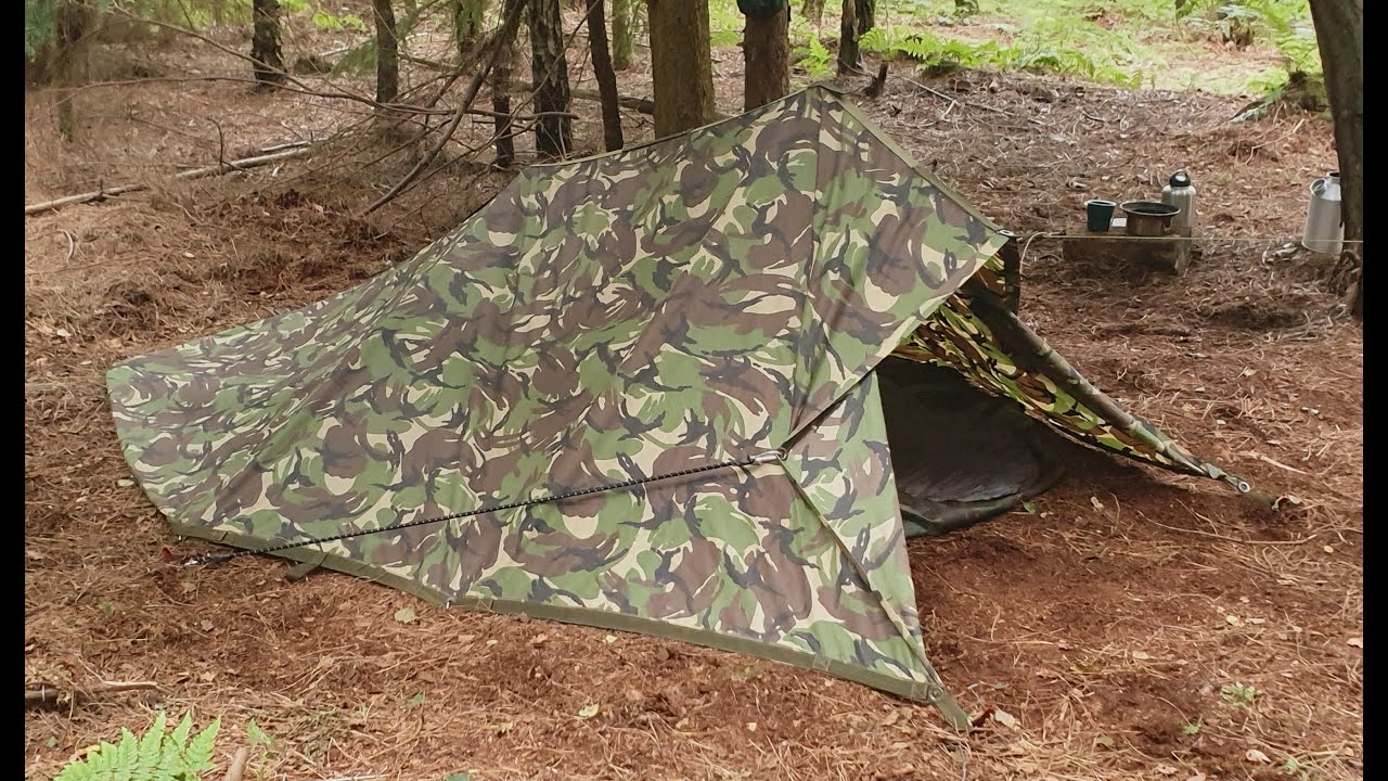 How to Make A Tent With A British Army Basha