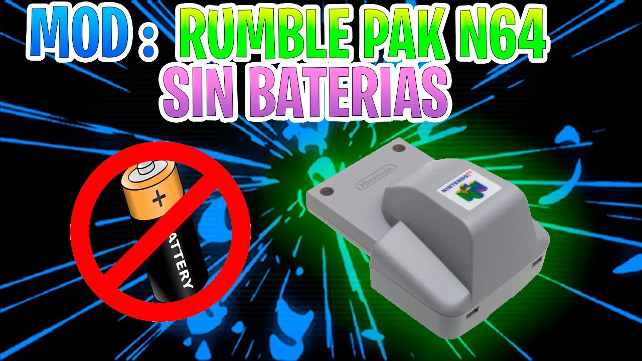 MOD: Usar Rumble Pak Sin Baterias | Restauramos Rumble Pak de Nintendo 64 del tianguis