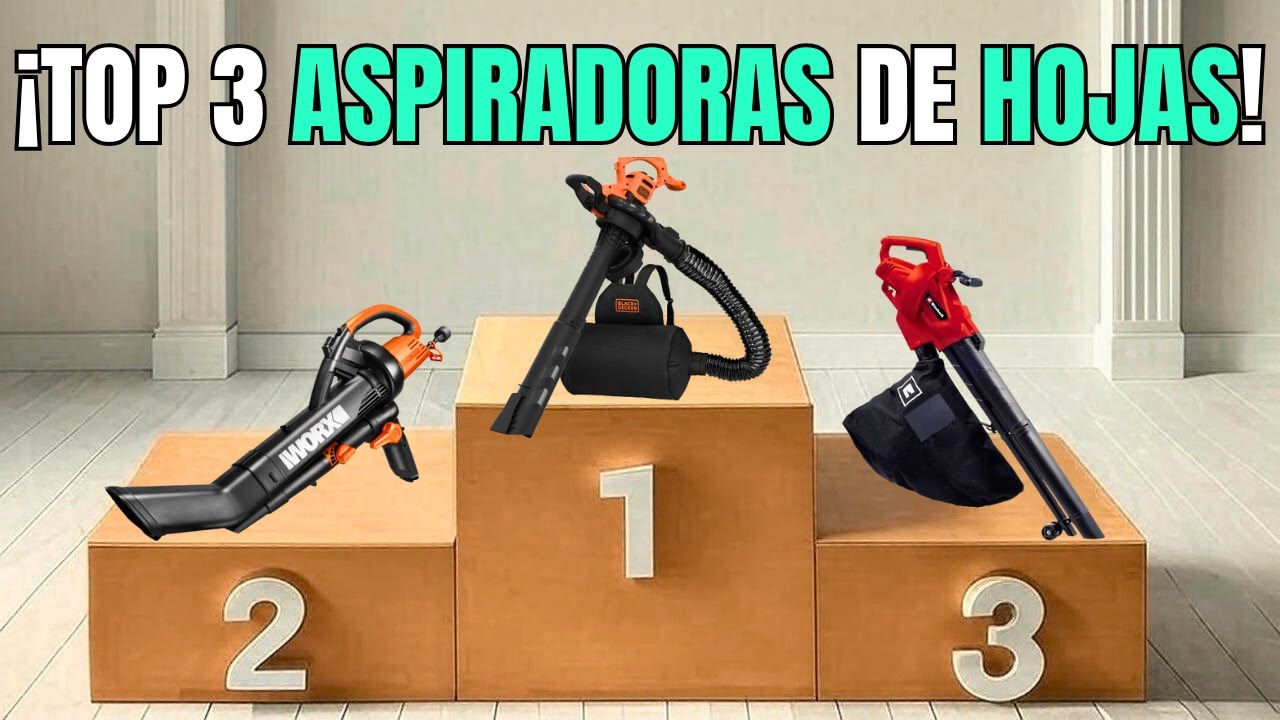 Las 3 ASPIRADORAS SOPLADORAS DE HOJAS Más Vendidas en Amazon 🍂 [Comparativa Real 2026]