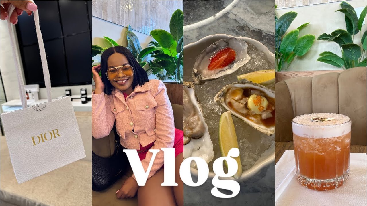 Vlog | I fell down at the restaurant | High end make up | Lunch with the girls #southafricanyoutuber
