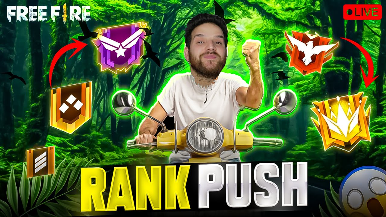 DAY 28 - SERIOUS RANK PUSH ON LIVE || BIN ZAID GAMING  👽#binzaid #freefirelive