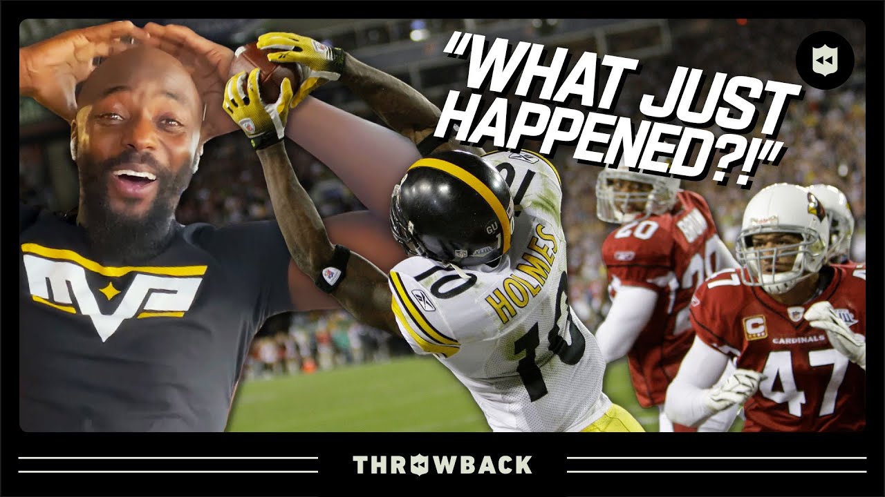 Santonio Holmes Relives the GREATEST Super Bowl Catch of All-Time! | Legends of the Playoffs