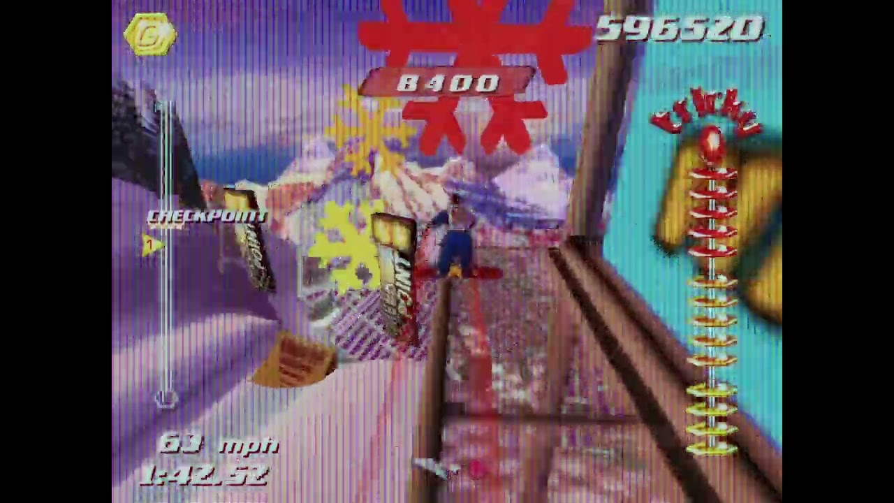 VHS EDIT - Elysium Alps - Experimental Gameplay (SSX Tricky)