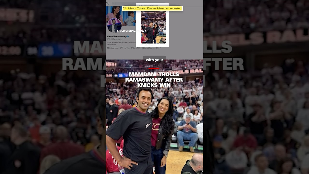 Mamdani trolls Ramaswamy after Knicks win