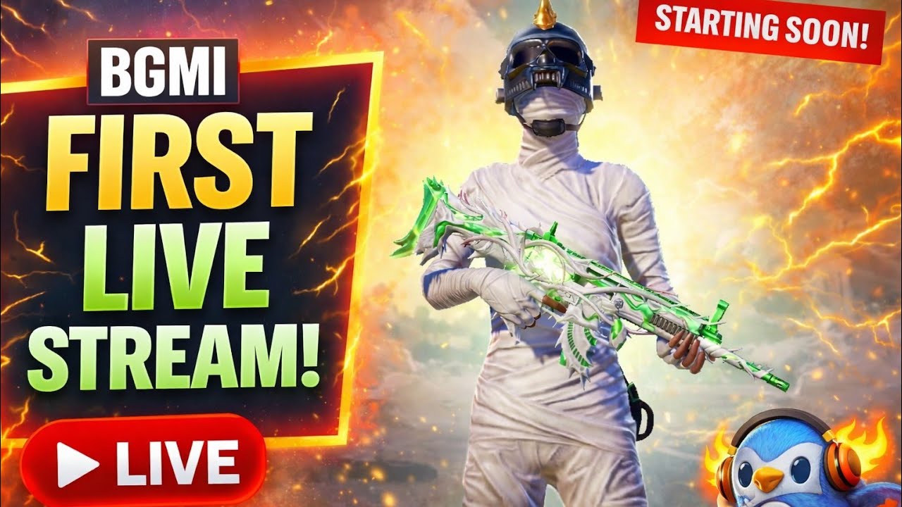 MY FIRST EVER BGMI LIVE! 🔴 COME SAY Hi!