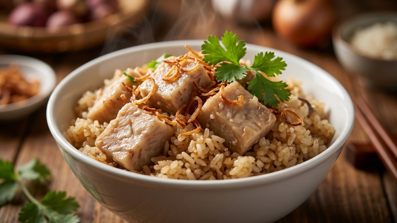 How to cook savoury Yam Rice