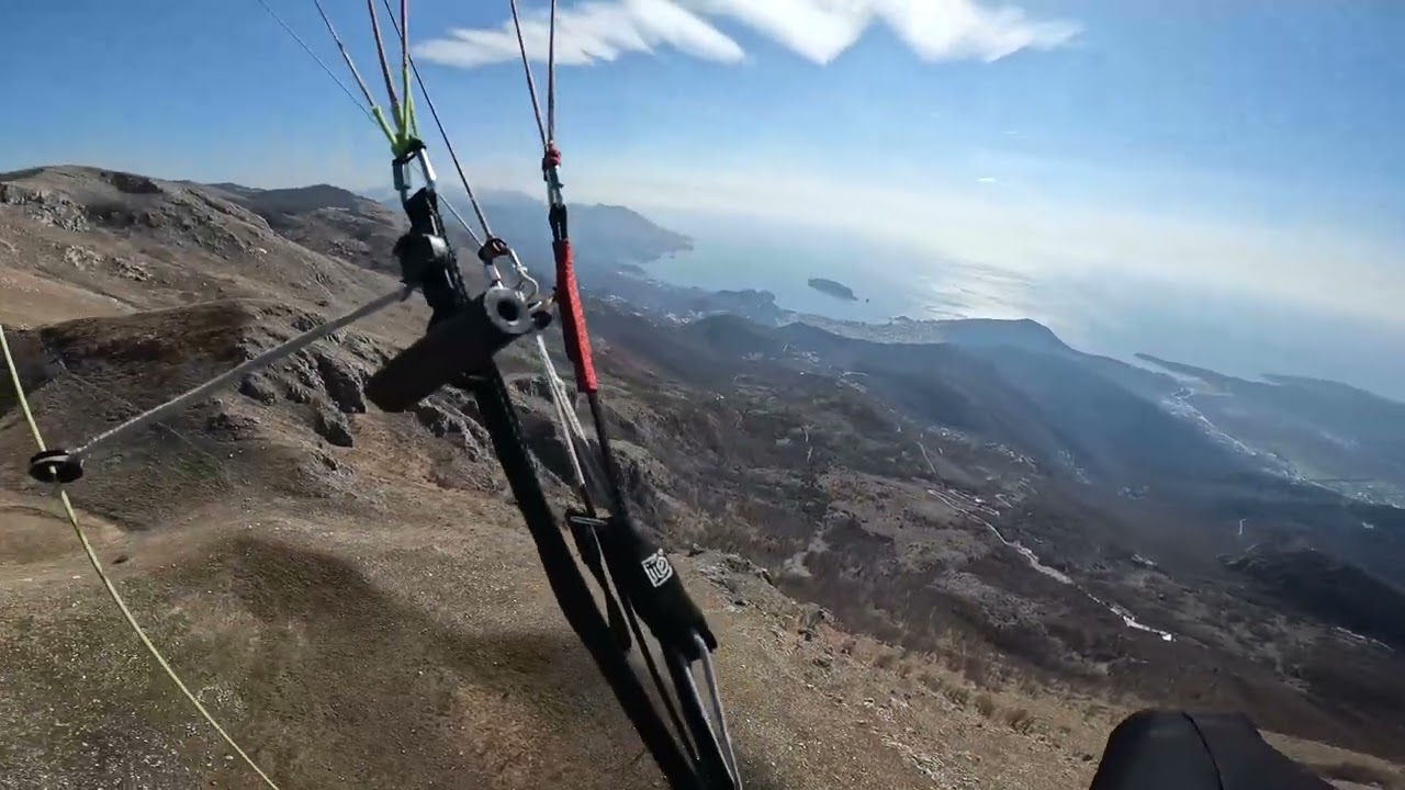 Paragliding over Budva | Flight with GIN Bonanza 3 | Go2FLY.me