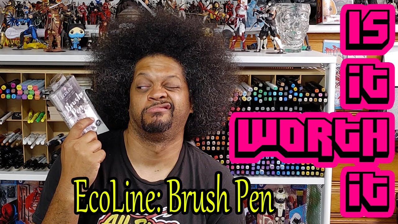 #ECOLINE Brush Pens - Is it Worth it? -Ecoline #brushpens Artist PRODUCT REVIEW