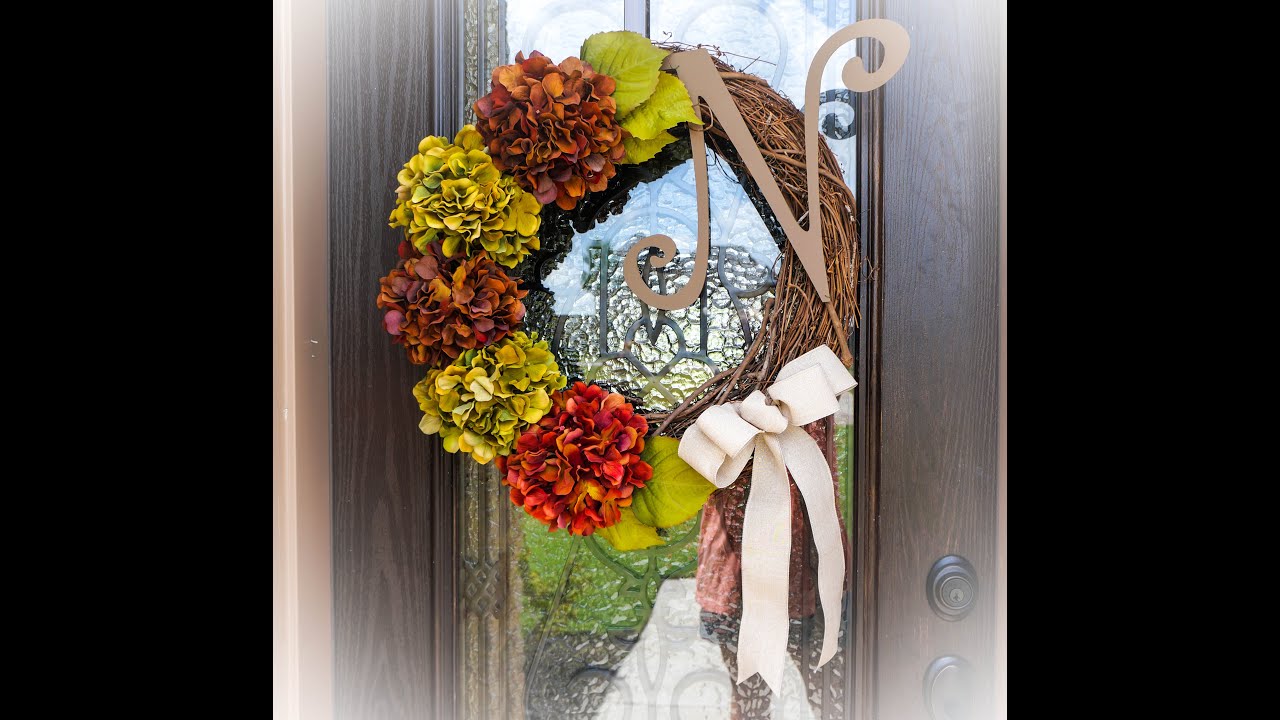 Monogram Grapevine Wreath in Under 30 Minutes