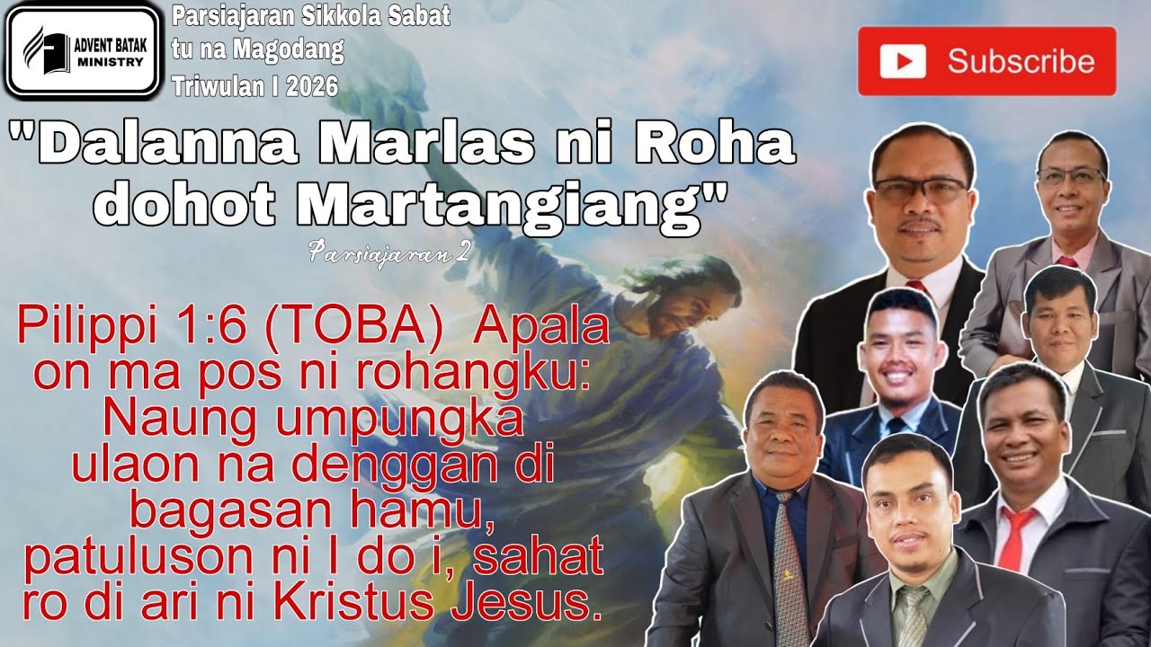 Dalanna Marlas ni Roha dohot Martangiang. Sikkola Sabat Parsiajaran pa2hon
