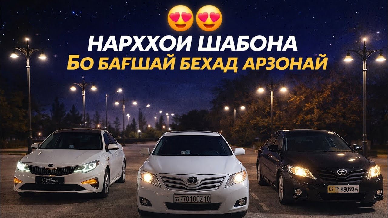 МОШИНХОИ НАВ БО НАРХОИ ХУБ! БЕХАД АРЗОН 😍 МОШИНХОИ ИМРУЗА