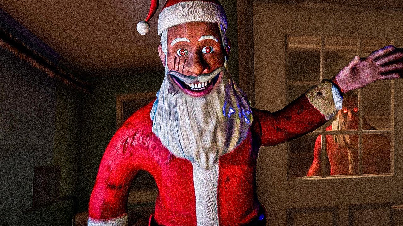EVIL SANTA IS TRYING TO BREAK INTO MY HOUSE...🎅