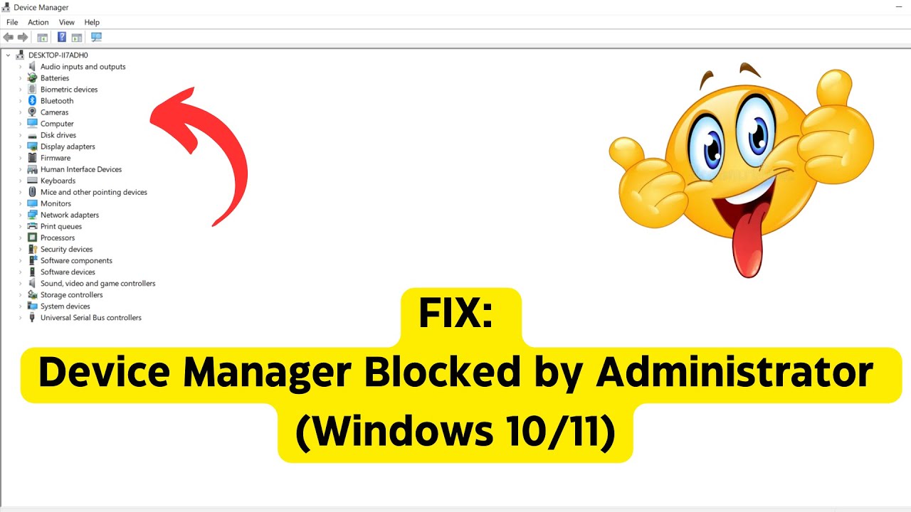FIX: Device Manager Blocked by Administrator (Windows 10/11)