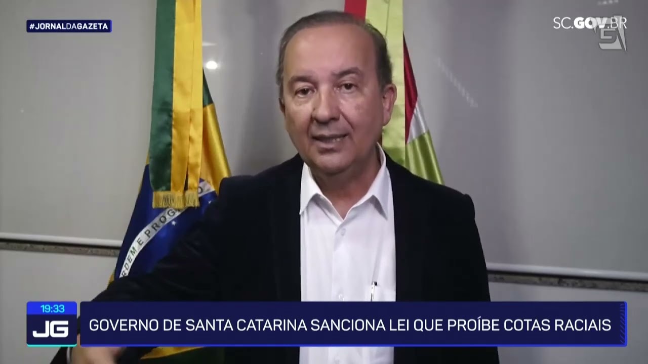 Governo de Santa Catarina sanciona lei que proíbe cotas raciais nas universidades públicas do estado