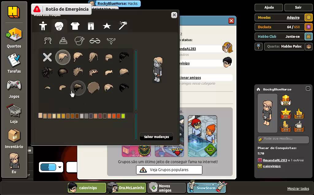 Trollando no Habbo#5 Mudamos de Roupa !!!