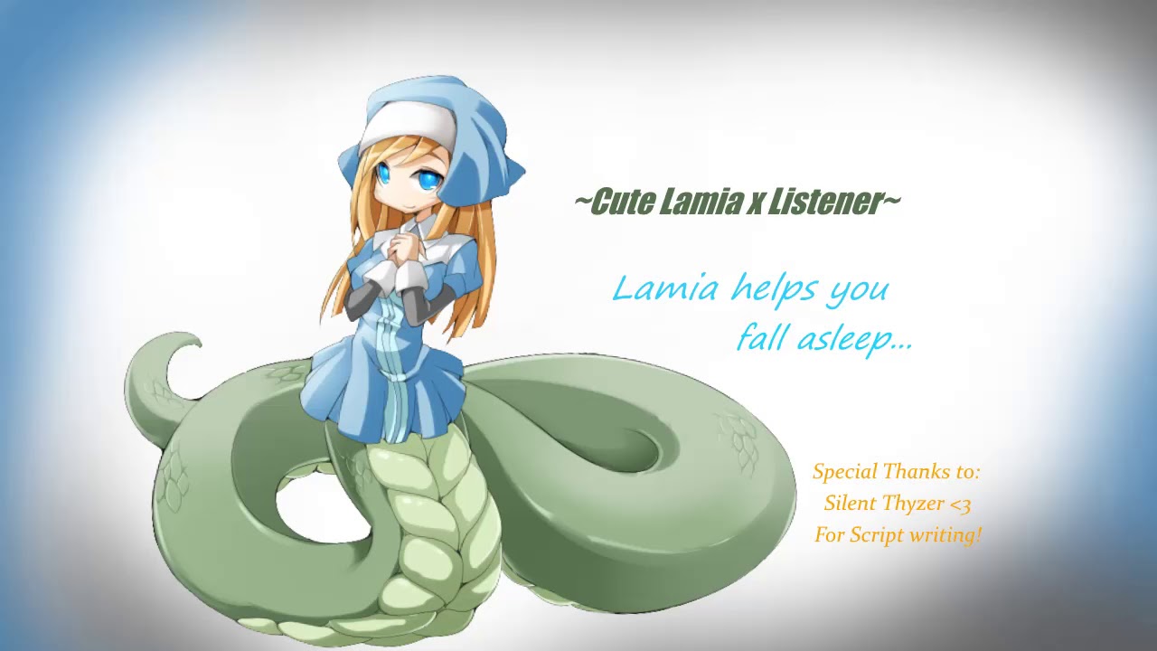 Cute Lamia x Listener~ Lamia helps you fall asleep....