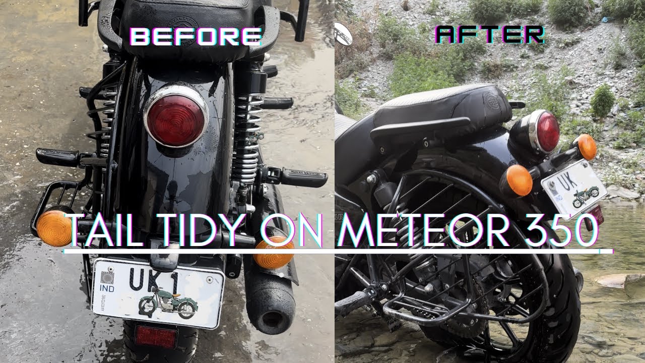 Installing Tail Tidy on Royal Enfield Meteor 350