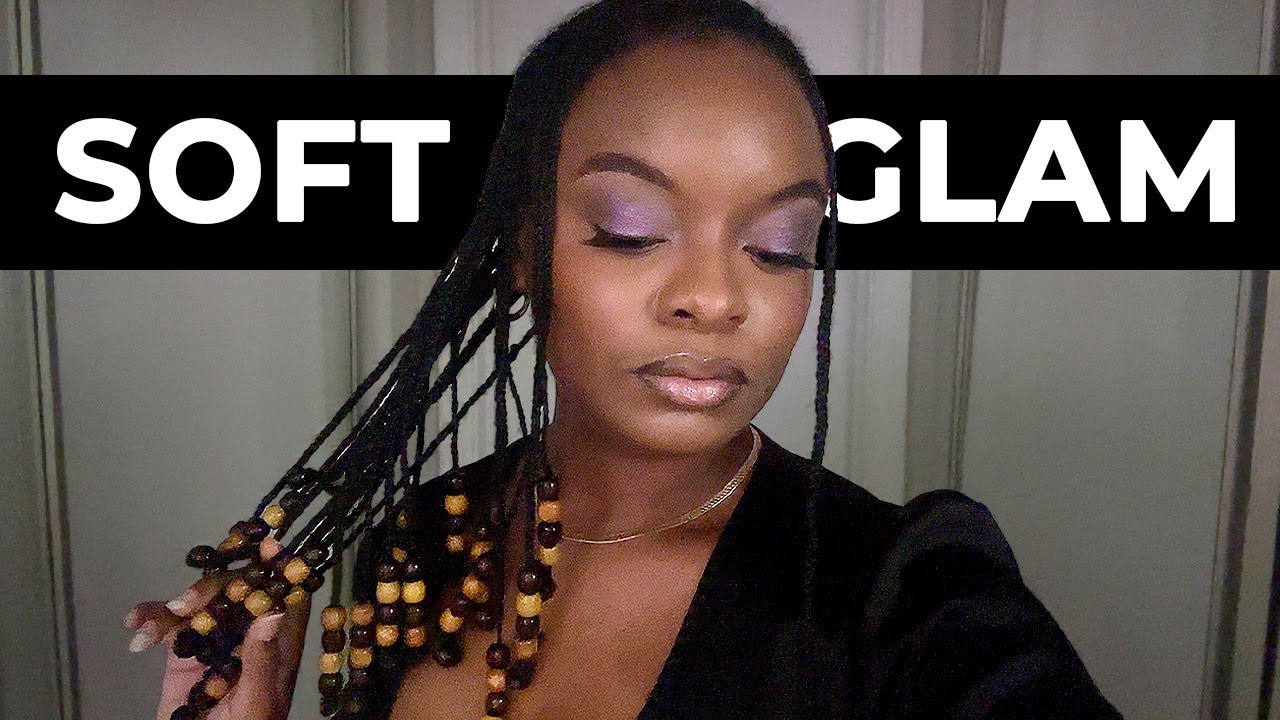 GRWM | Updated Eyebrow Routine | Simple Soft Glam for Date Night for WOC | Just Miracle