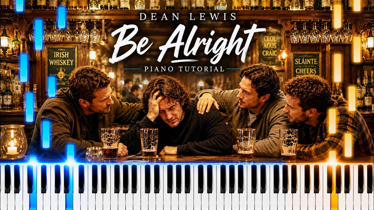 Learn To Play Be Alright Dean Lewis on Piano (Medium)