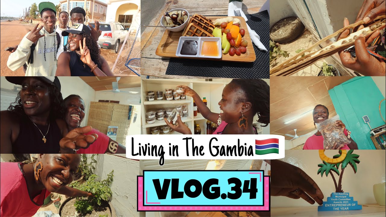 Living in The Gambia Vlog.34 | Roz Afiq | Gambian Food | Supporting small businesses in Gambia Vlog