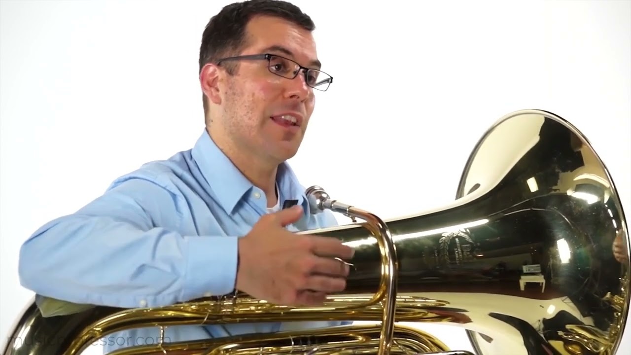 Learning to play the tuba