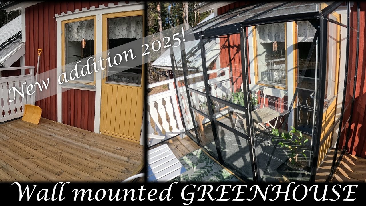 Greenhouse build 2025 (Wall mounted Vitavia IDA, step by step)