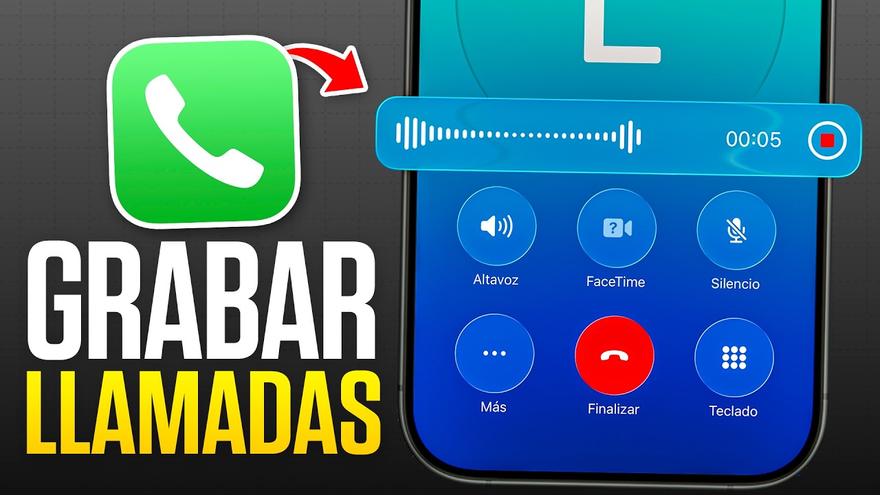 Así puedes GRABAR LLAMADAS en iPhone✅ Sin Instalar Apps