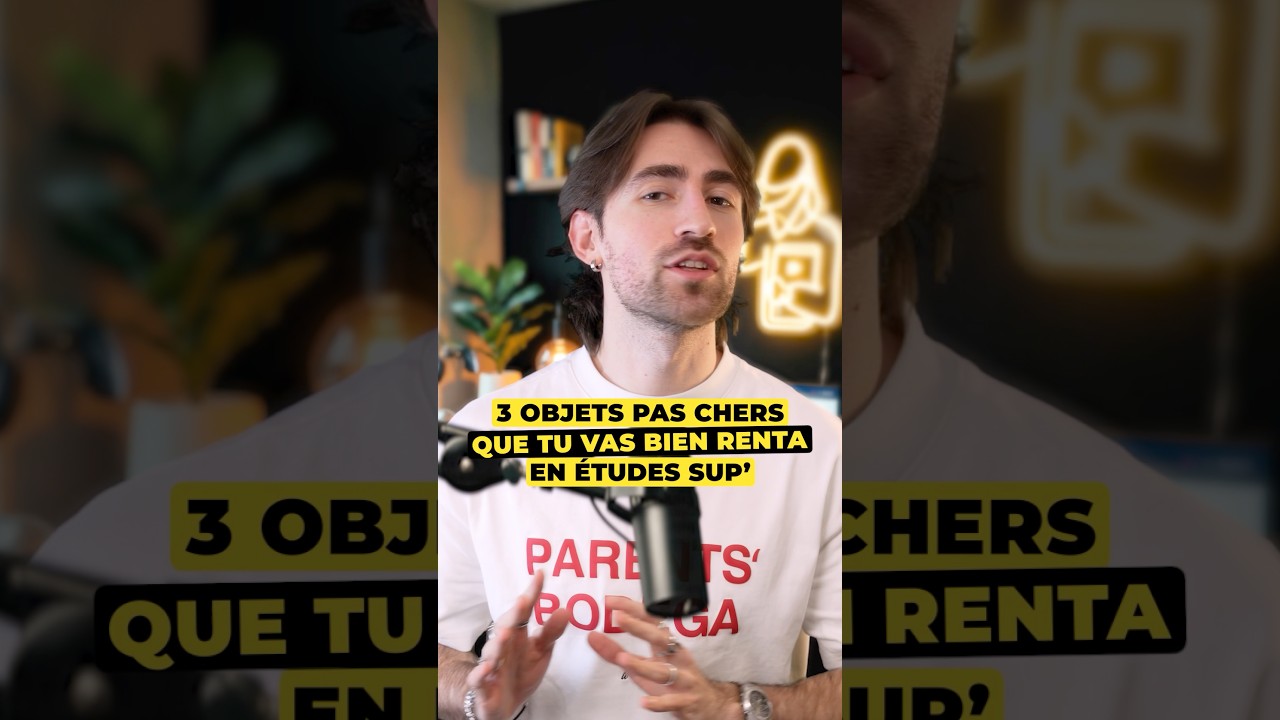 3 objets pas chers que tu vas renta en &eacute;tudes sup 📚💸