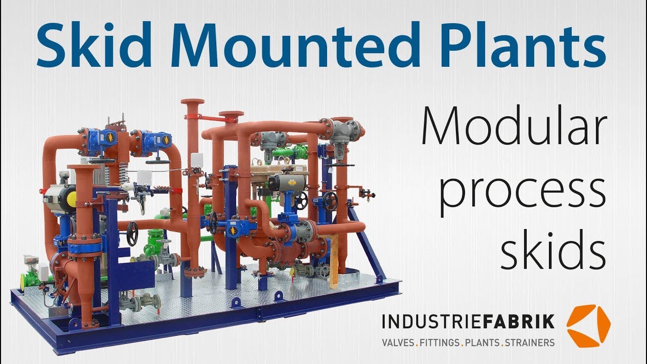 Modulare gestellmontierte Industrieanlagen (Skid mounted plants | Valve skid units) - Anlagenbau