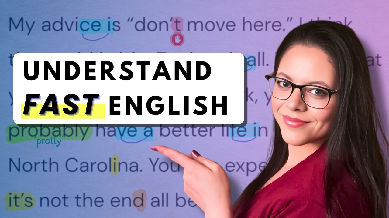 Understand FAST English: Connected Speech + Advanced Vocabulary Lesson🔥