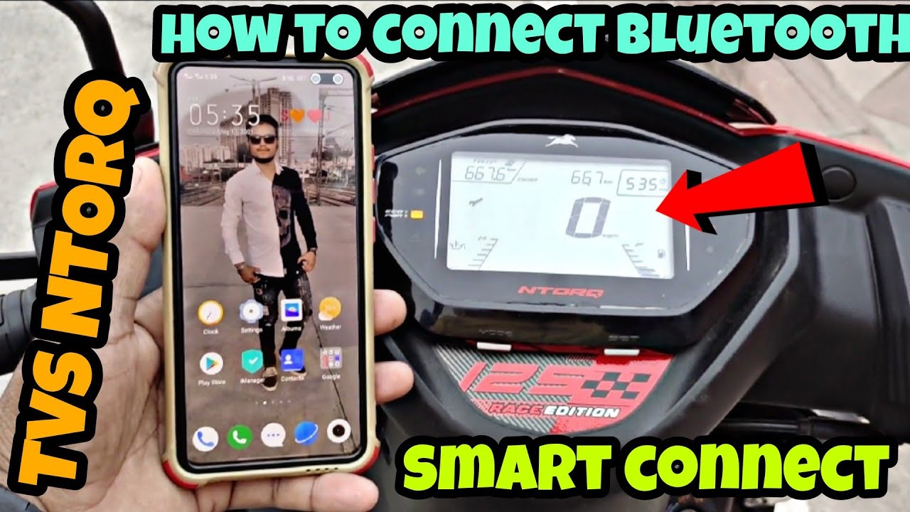 TVS NTORQ BLUETOOTH CONNECT ON PHONE | ALL FUNCTIONS EXPLAINED