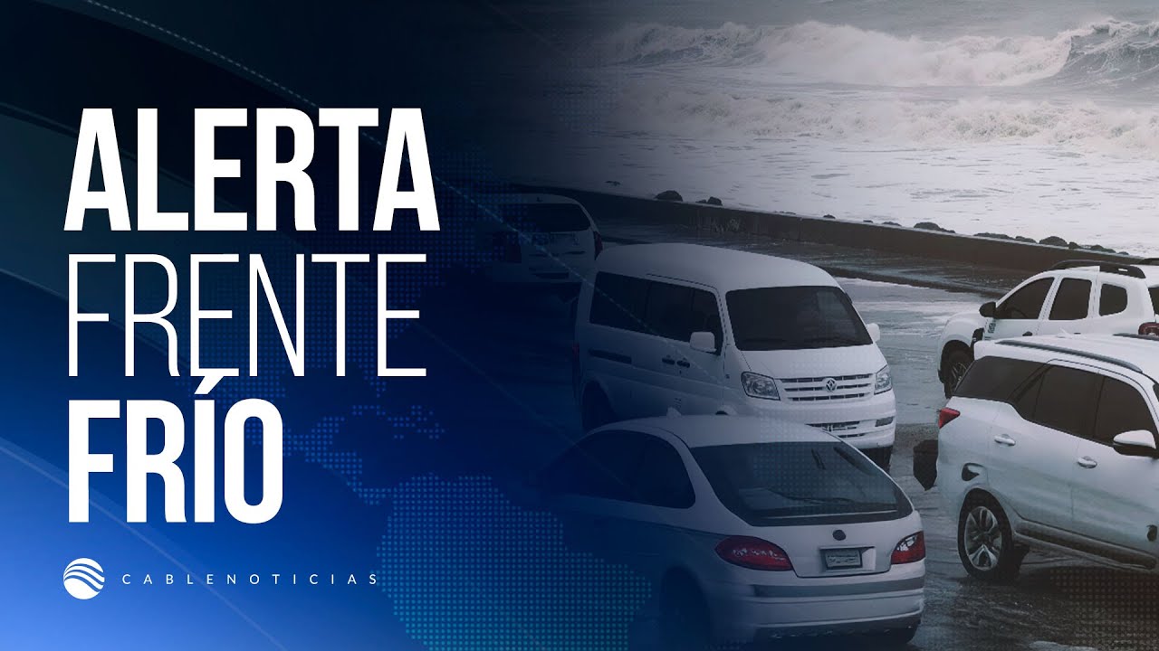 Alerta por nueve frente frío que traerá intensas lluvías en el Caribe
