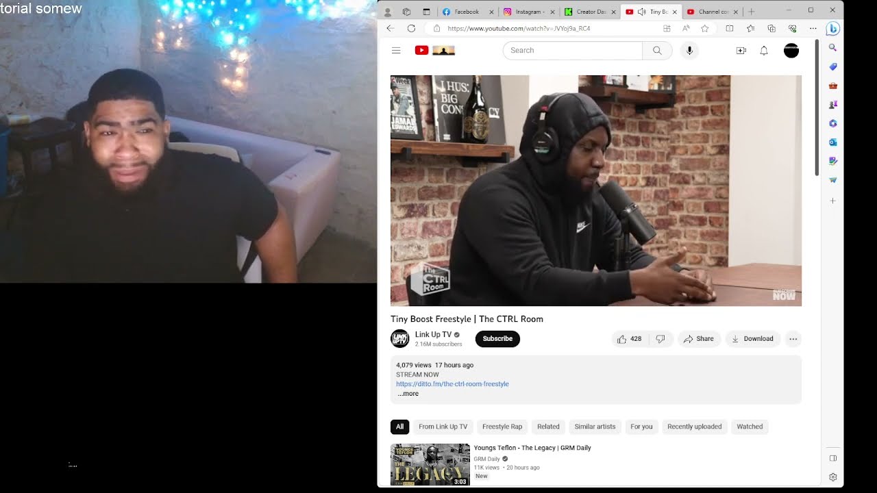 Tiny Boost - Freestyle | The CTRL Room |Reaction