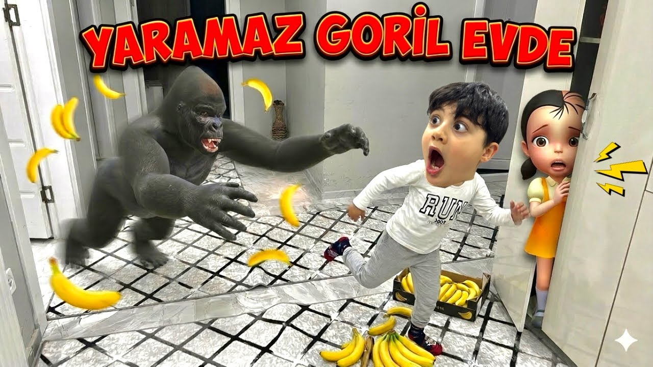 POYRAZ GORİL SENİ TAKİP EDİYOR ! ELA DOLABA SAKLANMIŞ