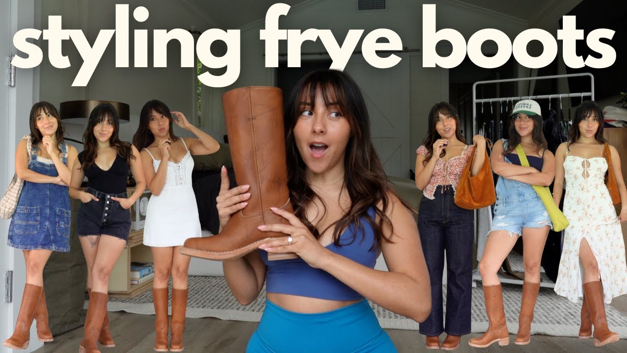 styling frye boots / cute outfit ideas!