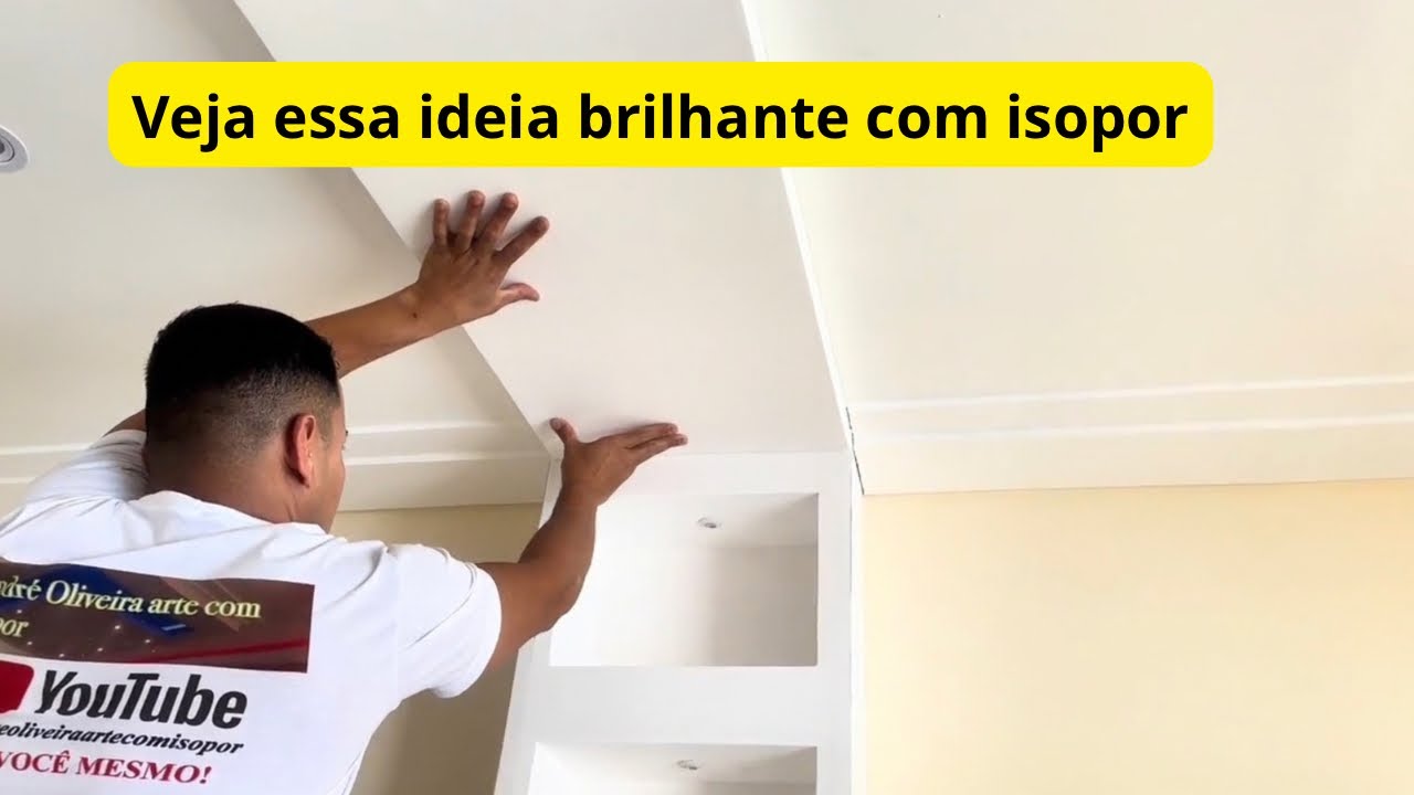 DIY fácil: faça seu nicho com isopor e economize muito!